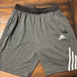 Adidas Men's Gray Performance Shorts